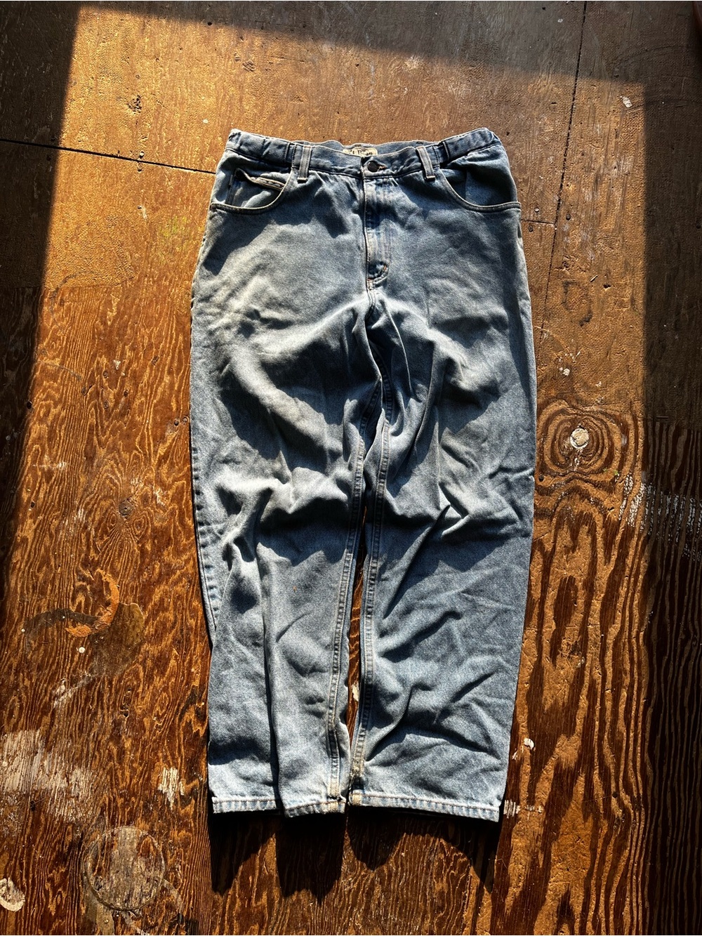L.L. Bean Men's Relaxed Fit Blue Denim Jeans